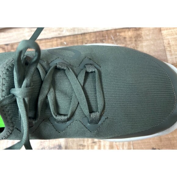 Oofos OOmg Low Shoe Green & White Lightweight Recovery Sneakers Mens 8M - Picture 6 of 8